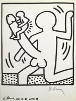 Keith Haring Naples Suite Lithograph, Signed Edition - Sold for $5,312 on 02-18-2021 (Lot 621).jpg